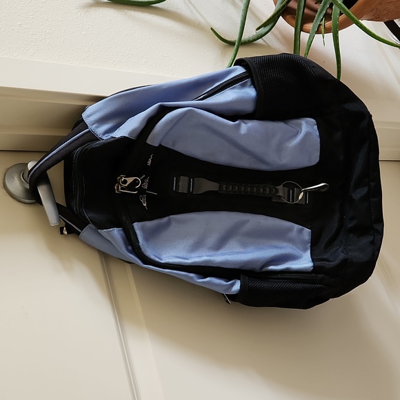 Eddie Bauer Bags Eddie Bauer Large Blue And Black Zippered Multi